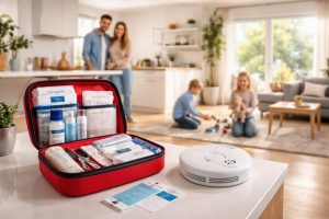découvrez comment prévenir les accidents domestiques grâce au kit premier secours hansaplast et aux détecteurs de fumée kidde, pour protéger efficacement votre famille.