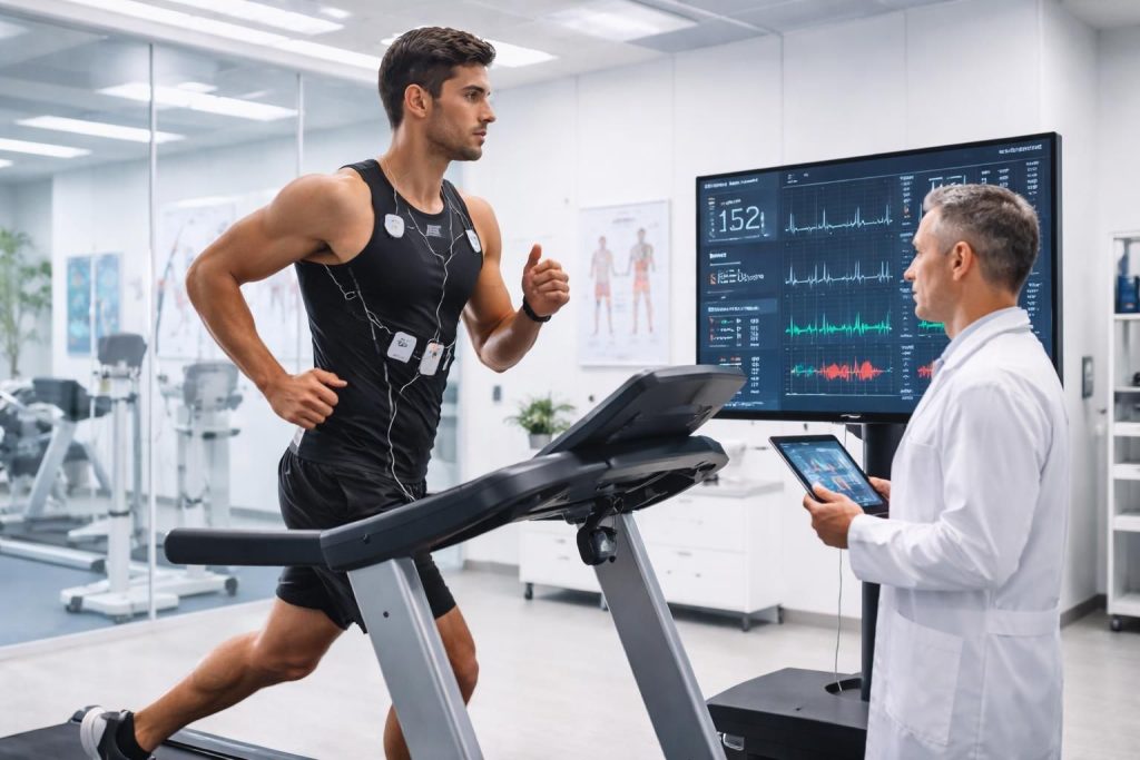 découvrez nos bilans cardiovasculaires personnalisés et un suivi médical adapté pour sportifs, alliant sport et santé préventive afin d'optimiser vos performances en toute sécurité.